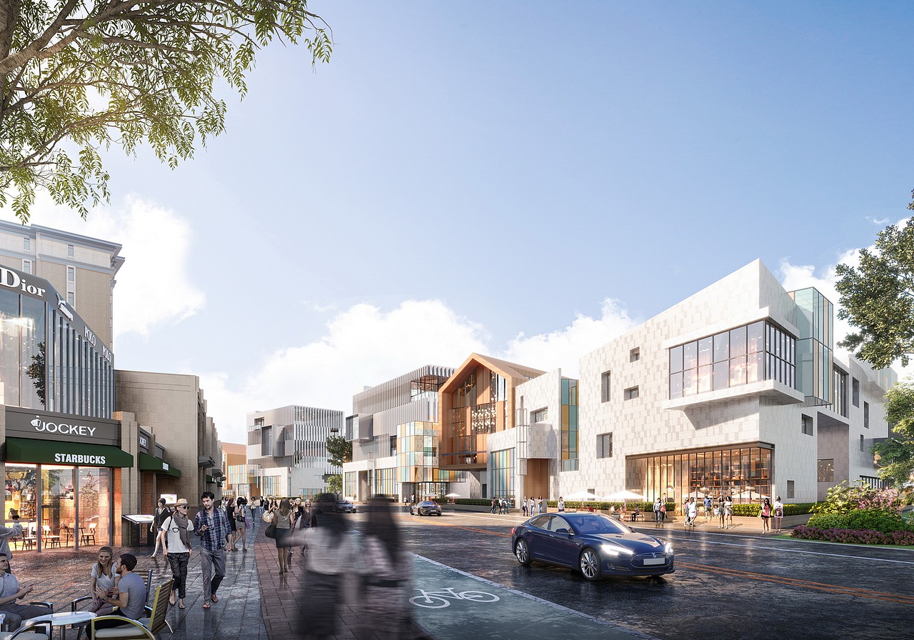 商业街的摩登休闲生活~