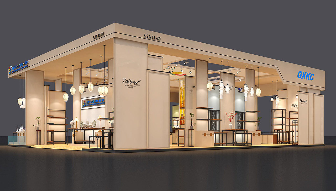 家居展会设计|三维|建筑/空间|设计小丸子j_原创作品-站酷(zcool)