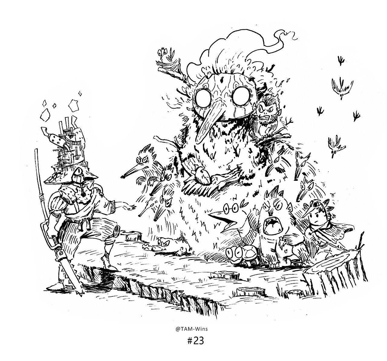 100 series of small illustrations in 2018 #13-23（图ZMTA5MjIyNzcy） - 创作习作 - 站酷设计师晴天白日梦原创素材 - 站酷ZCOOL