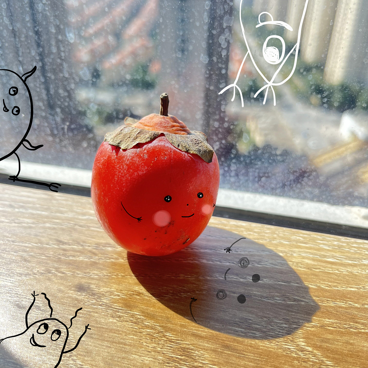 可爱的小柿子|插画|艺术插画|寂罗 - 原创作品 - 站酷 (zcool)