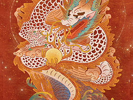 这敦煌龙皮影除了明信片还能落地成什么呢