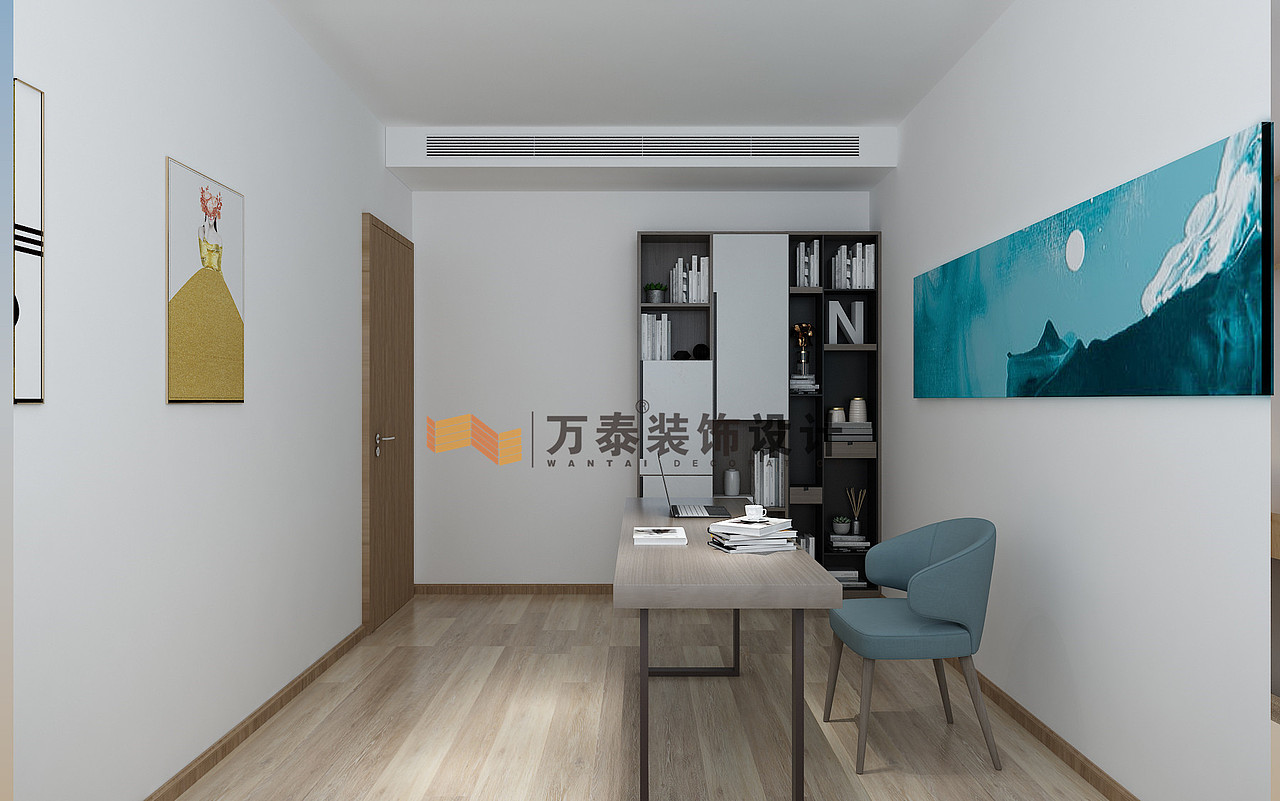 济南万泰装饰名都花园280平北欧风格案例