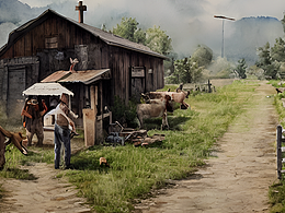 #AI创作实验室#乡村写实生活