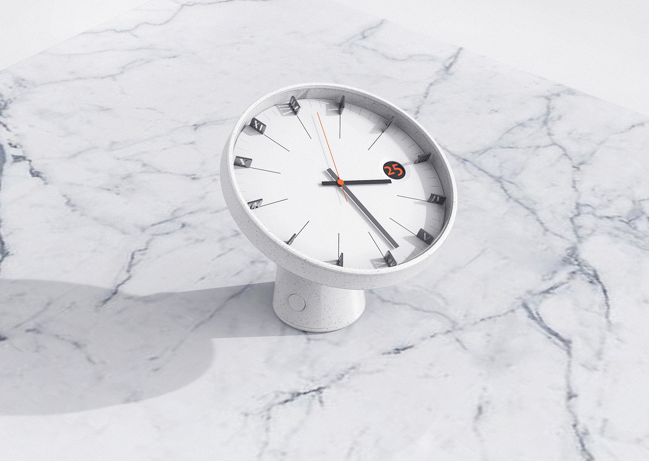 One day One idea-Day 14-桌面立式钟（图ZMTQyMjE0NTY4） - 电子产品 - 站酷设计师孔令灿原创素材 - 站酷ZCOOL