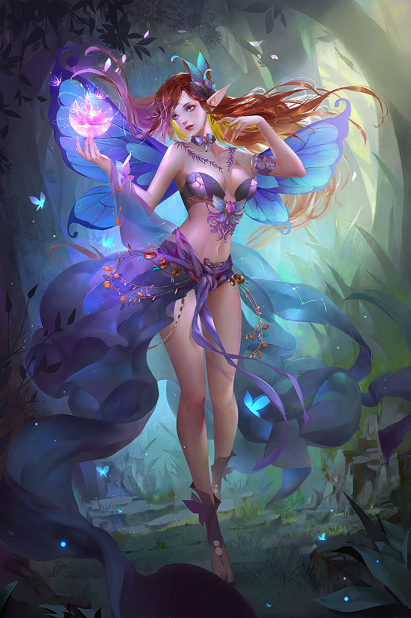 第十期网络精品班毕业作品集(1)|插画|游戏原画|光翼学园_原创作品