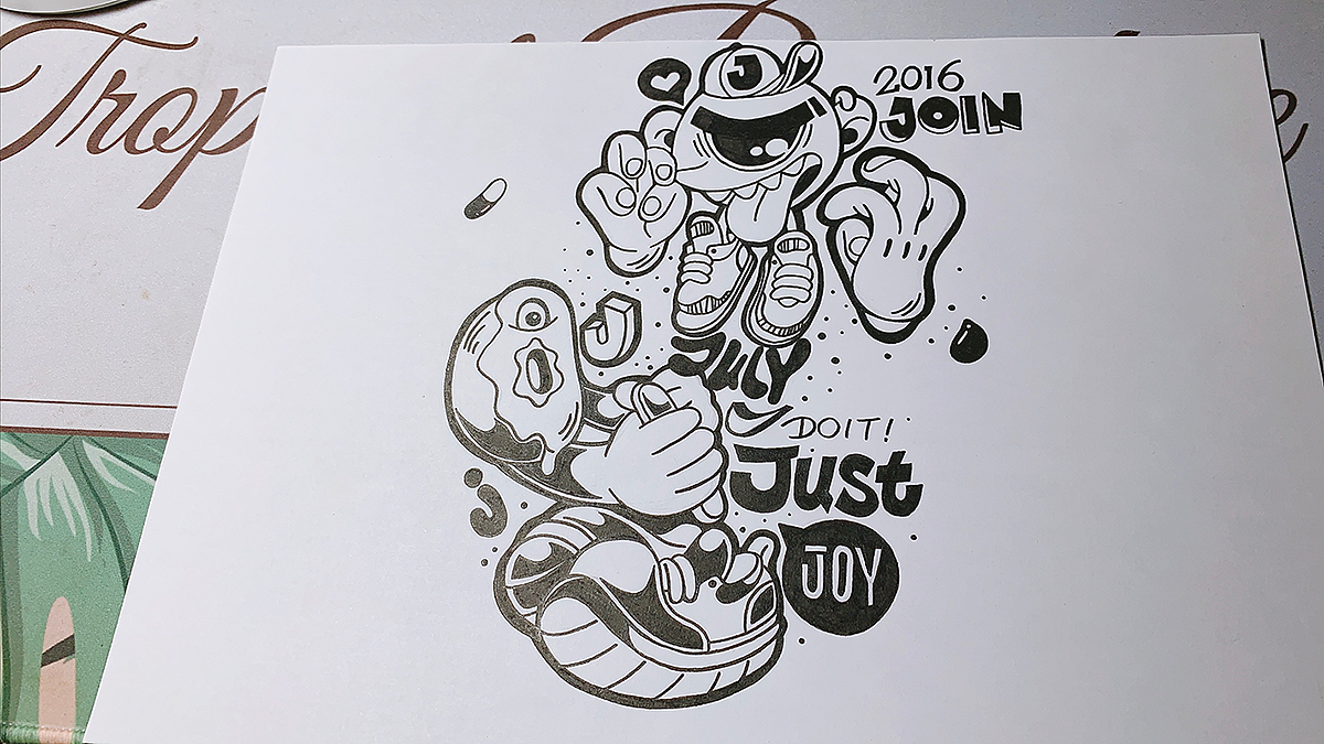 『字母小怪物』手绘稿合辑（图ZMTYzMTE3NDQ4） - 创作习作 - 站酷设计师LOKLIAO丶樂原创素材 - 站酷ZCOOL