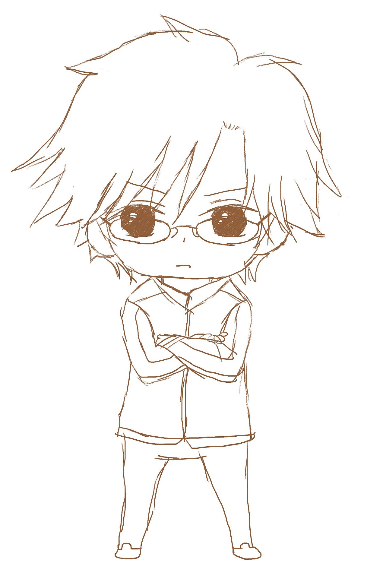 练习电脑手绘中,感觉差点啥手冢国光 永远的神西安