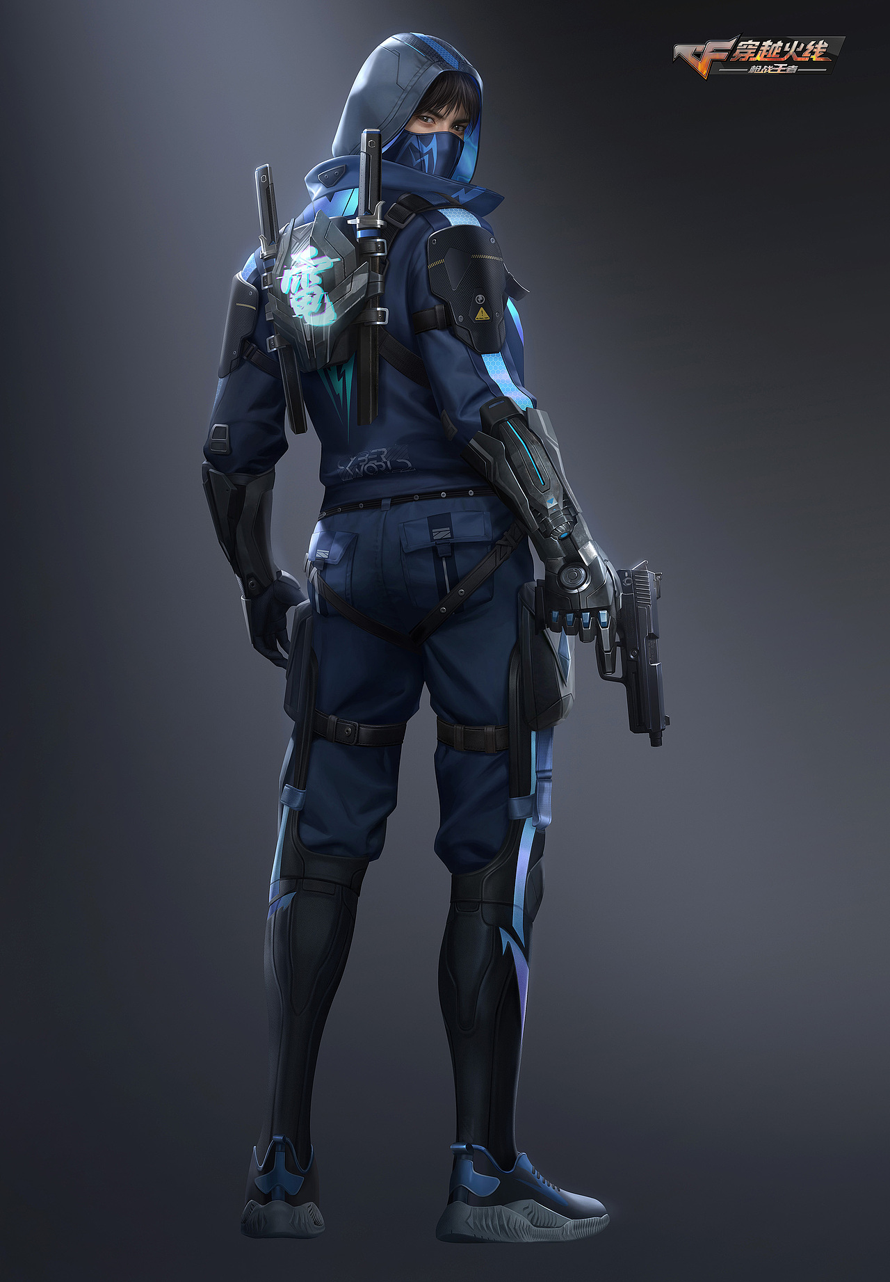 为游戏《穿越火线》创作的角色立绘
