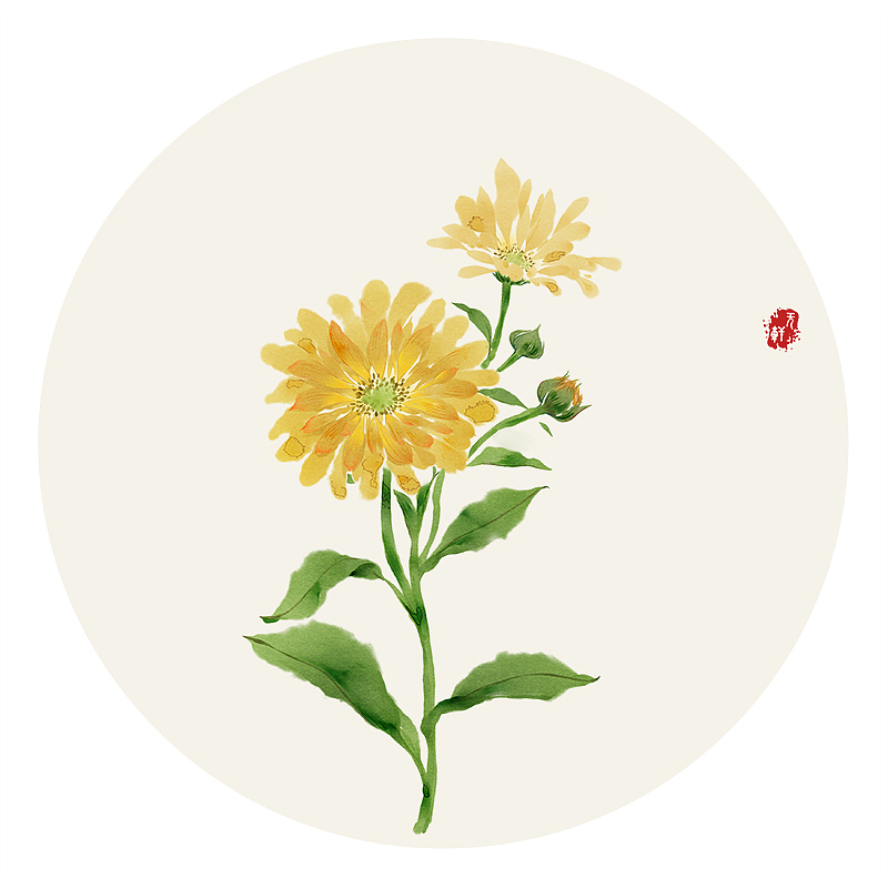 莳花。十九（图ZOTMyMDkxODg=） - 创作习作 - 站酷设计师无轩花莳记原创素材 - 站酷ZCOOL