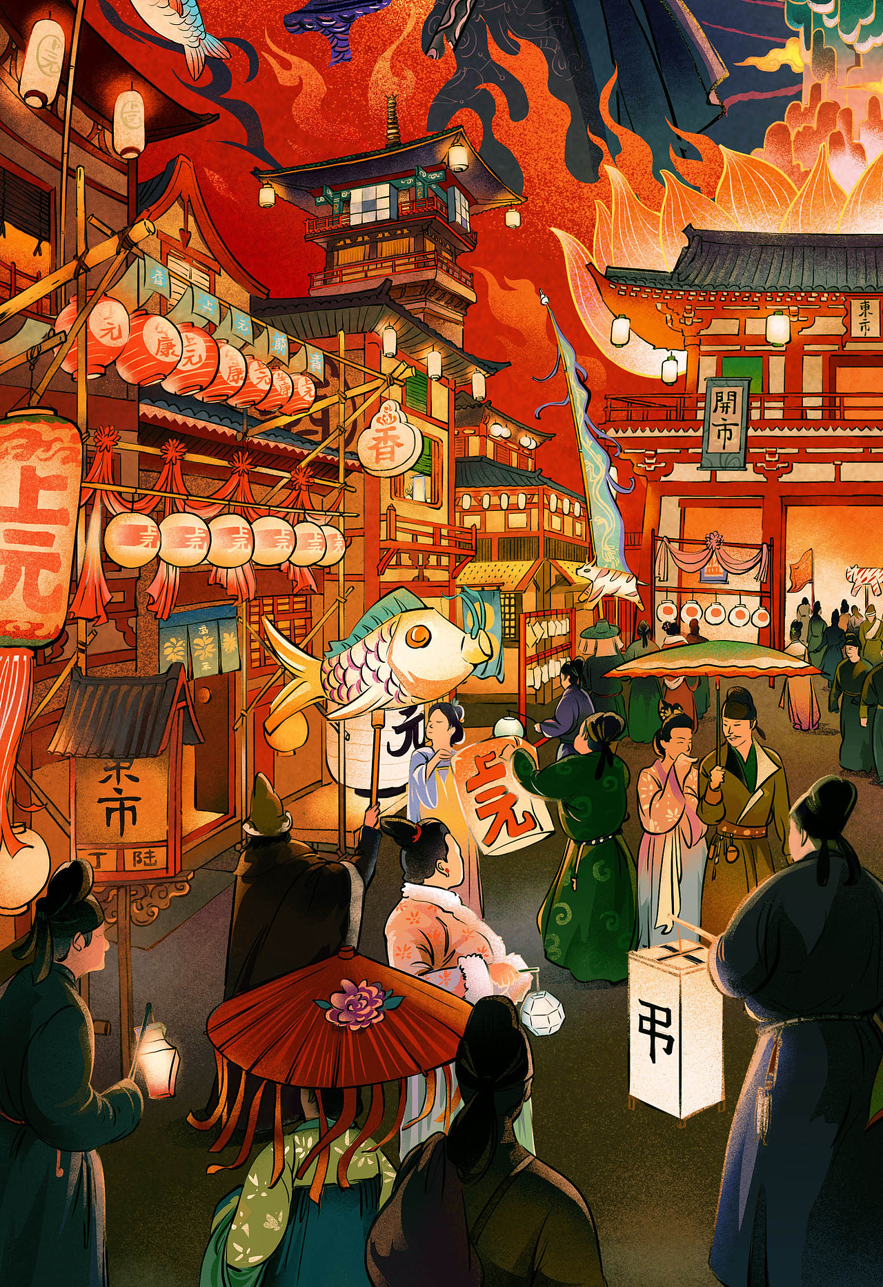 《长安十二时辰》海报（图ZMTcxNDk0NzM2） - 创作习作 - 站酷设计师越上层楼原创素材 - 站酷ZCOOL