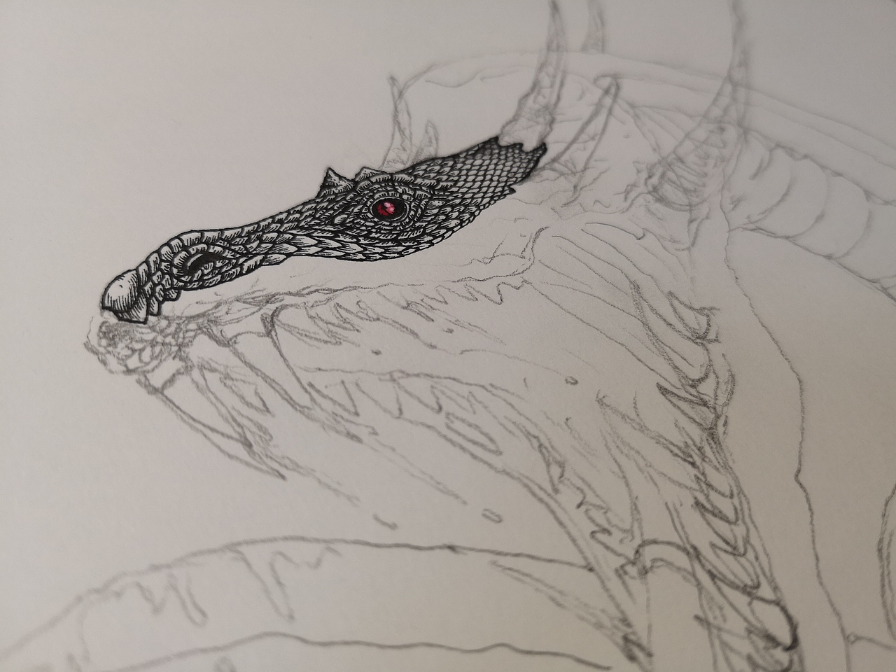 20191216山海经毣柞山海南山经怪蛇大图