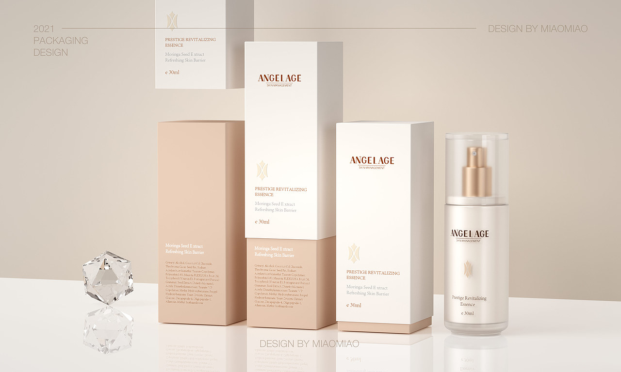 ANGELAGE品牌logo/包装/C4D