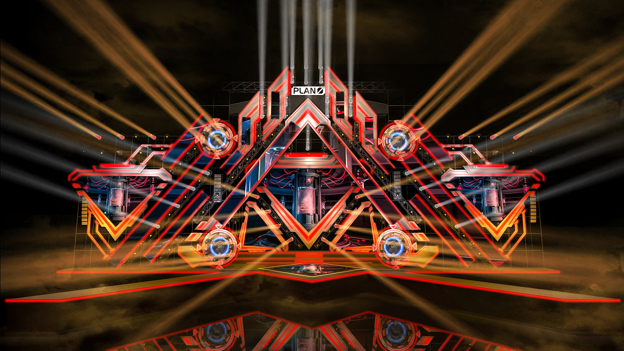 咪咕音乐《成都bbf比特节音乐节》|空间|舞台美术|廖定敏_manman