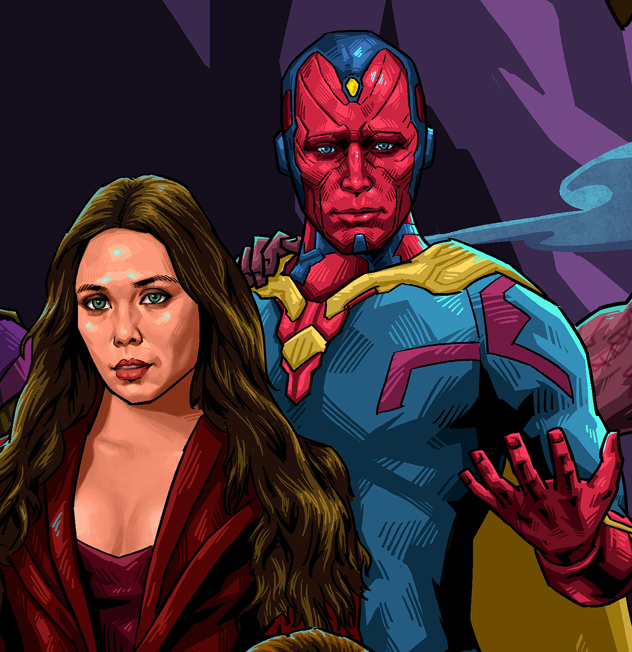 漫威英雄插画（图ZMTY0ODUyMjI0） - 商业插画 - 站酷设计师净名原创素材 - 站酷ZCOOL