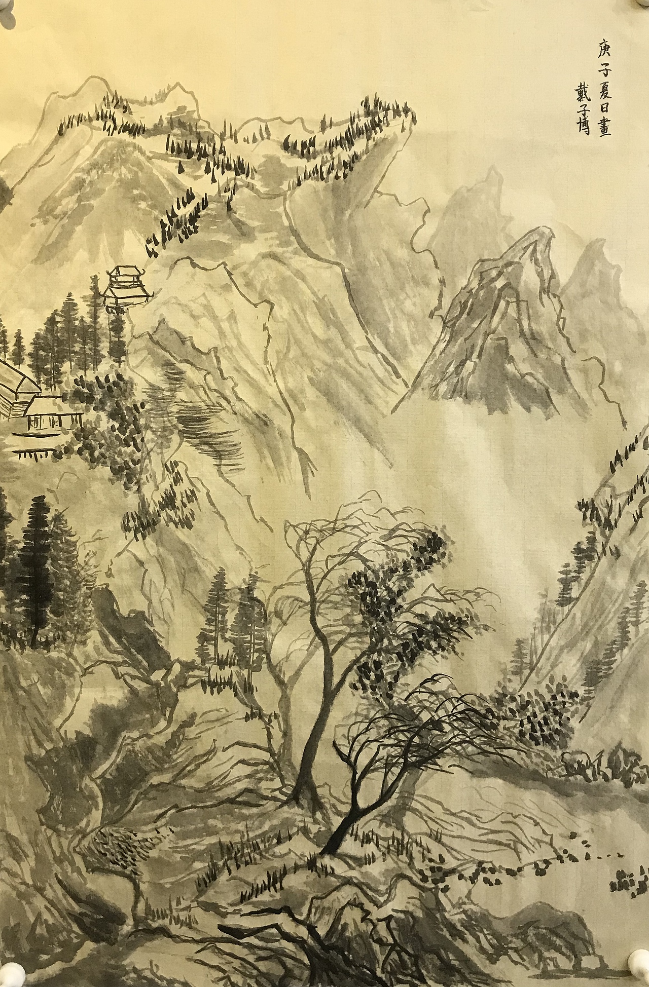 国画山水学生作品辑（图ZMjIyNzc1NDUy） - 绘画 - 站酷设计师布谷书画馆原创素材 - 站酷ZCOOL