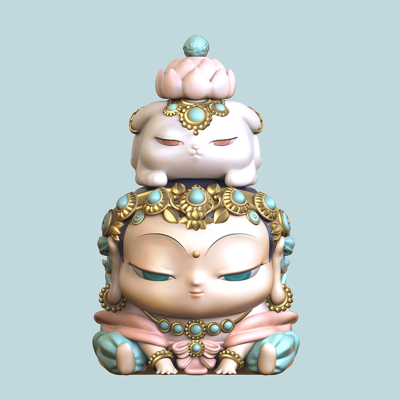 文殊手办潮玩建模