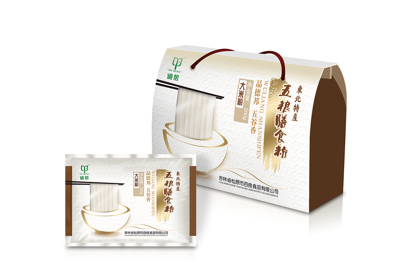 粉条包装——德邦食品（图ZNzU1ODc4MA==） - 包装 - 站酷设计师無量有度原创素材 - 站酷ZCOOL