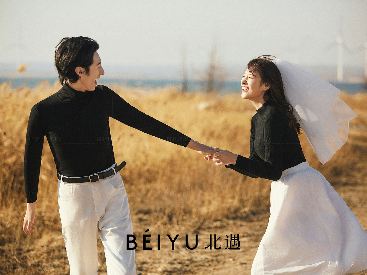 风吹麦浪,听你轻柔话语