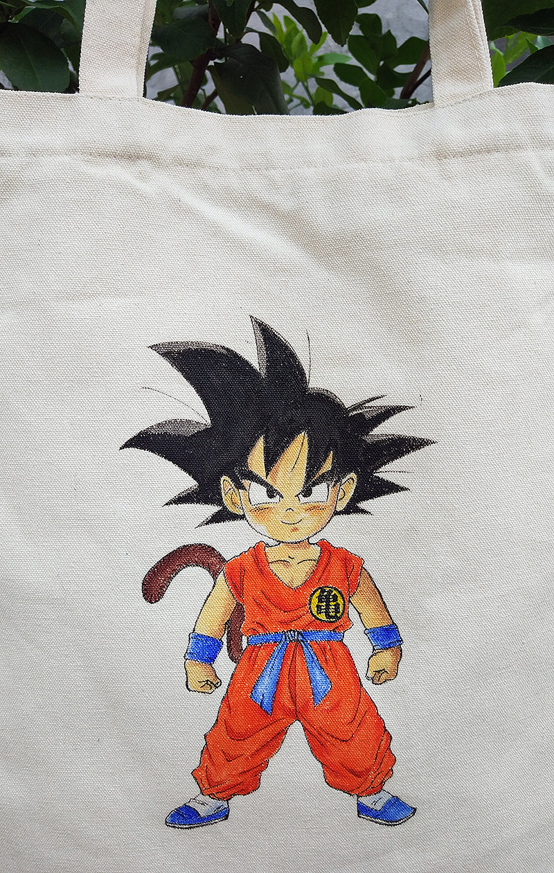 手繪帆布袋-七龍珠（圖ZMTcyNTE3Nzg4） - 其他手工藝 - 站酷設(shè)計師杜子空原創(chuàng)素材 - 站酷ZCOOL