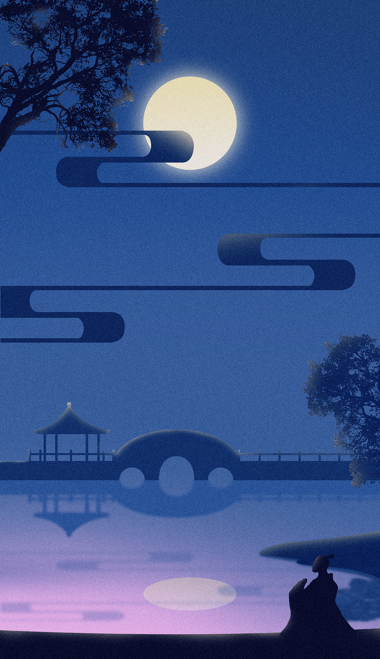 芳樽月相伴（图ZMjA5Nzg0NTIw） - 艺术插画 - 站酷设计师墨色烟雨伞轻摇原创素材 - 站酷ZCOOL