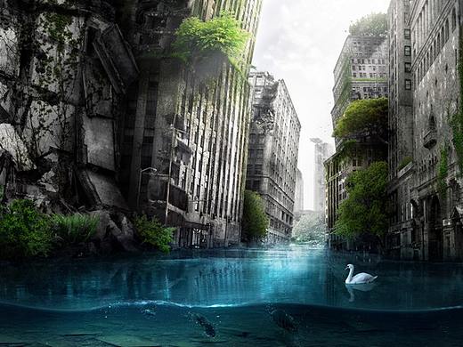 合成作品《廢墟》（個人主頁-ZMzIxNjA1NDQ=） - 海報 - 站酷設(shè)計(jì)師Tomia醬原創(chuàng)素材 - 站酷ZCOOL