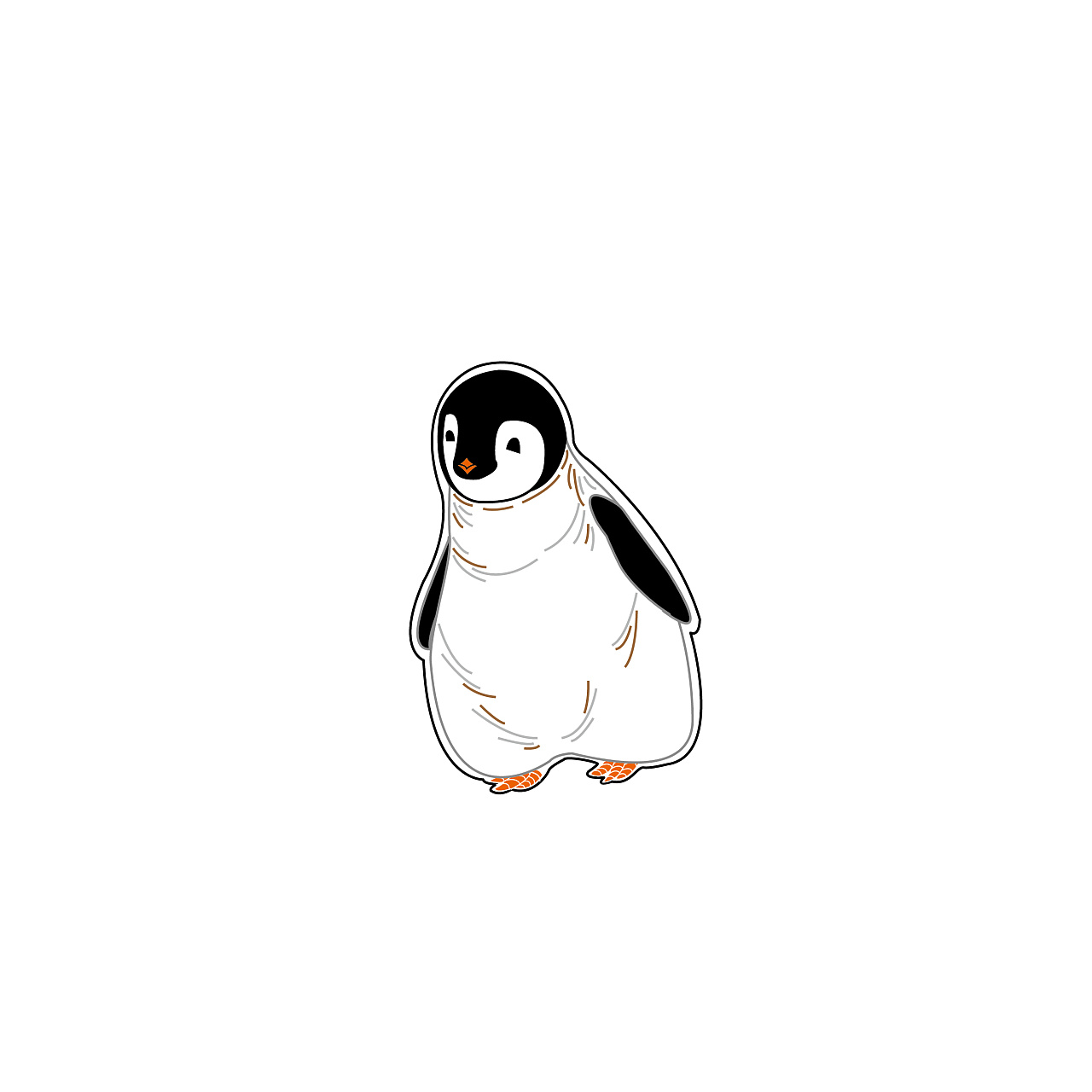 企鹅简笔画 企鹅简笔画图片大全 - 水彩迷