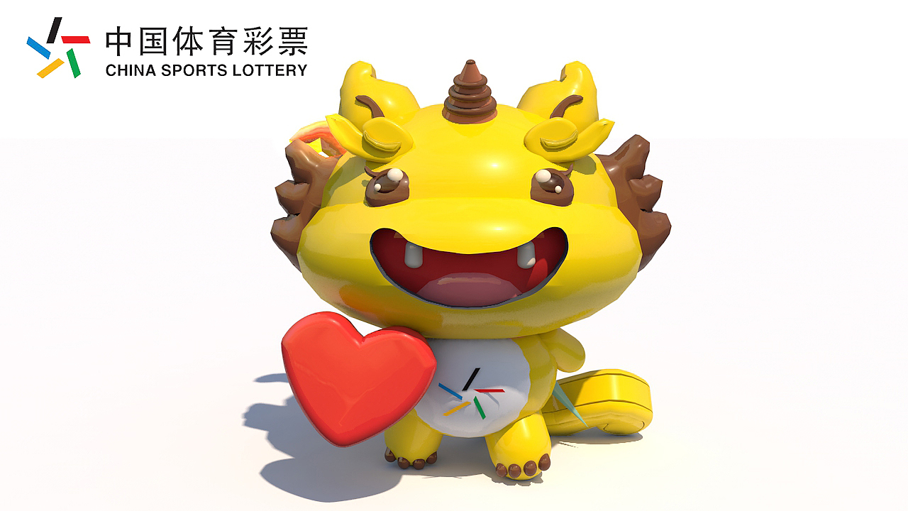 吉祥物“龙龙”——龙马精神