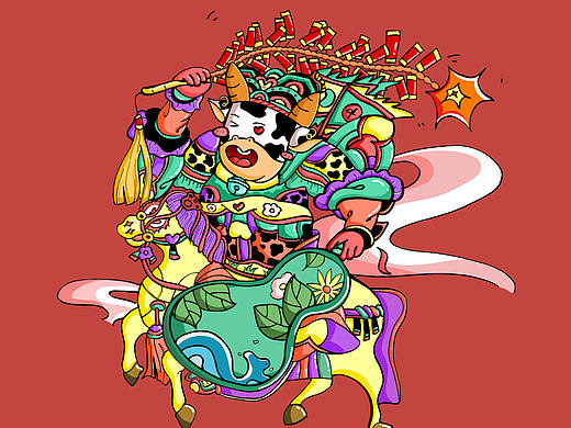 插画设计/形象插画/朱仙镇木版年画