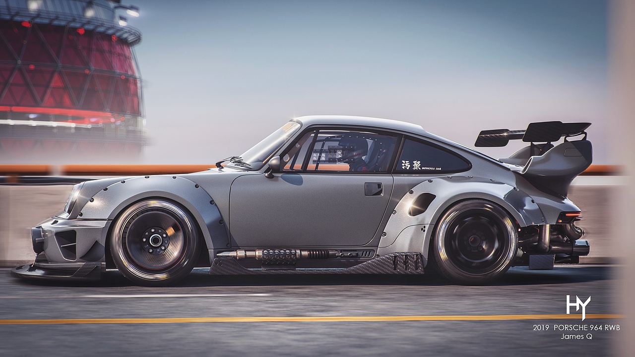 保时捷_porsche_964_rwb