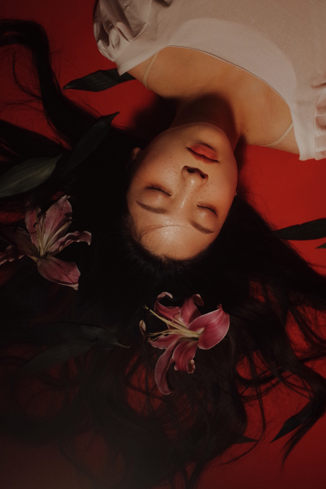 红 百合（图ZMjU3NzMxODQw） - 人像摄影 - 站酷设计师LYSDA原创素材 - 站酷ZCOOL