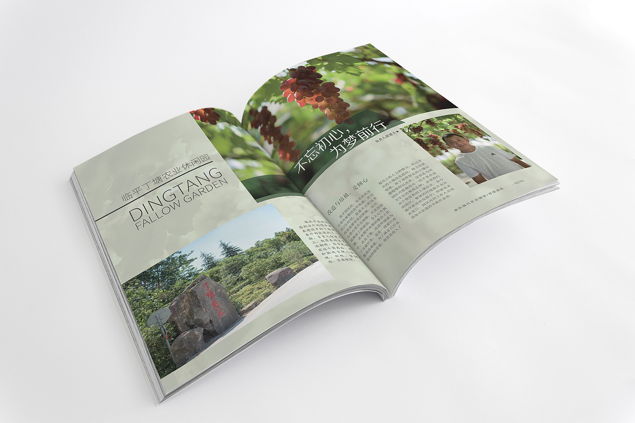 《余杭现代农业园区》第五期（图ZNjkwMDIwODQ=） - 书籍/画册 - 站酷设计师something123原创素材 - 站酷ZCOOL