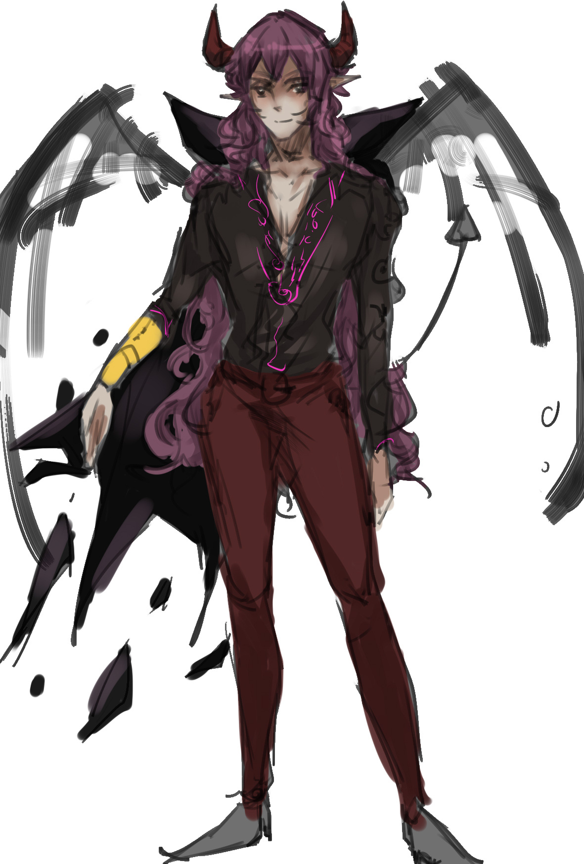 恶魔|插画|概念设定|feiliant - 原创作品 - 站酷 (zcool)