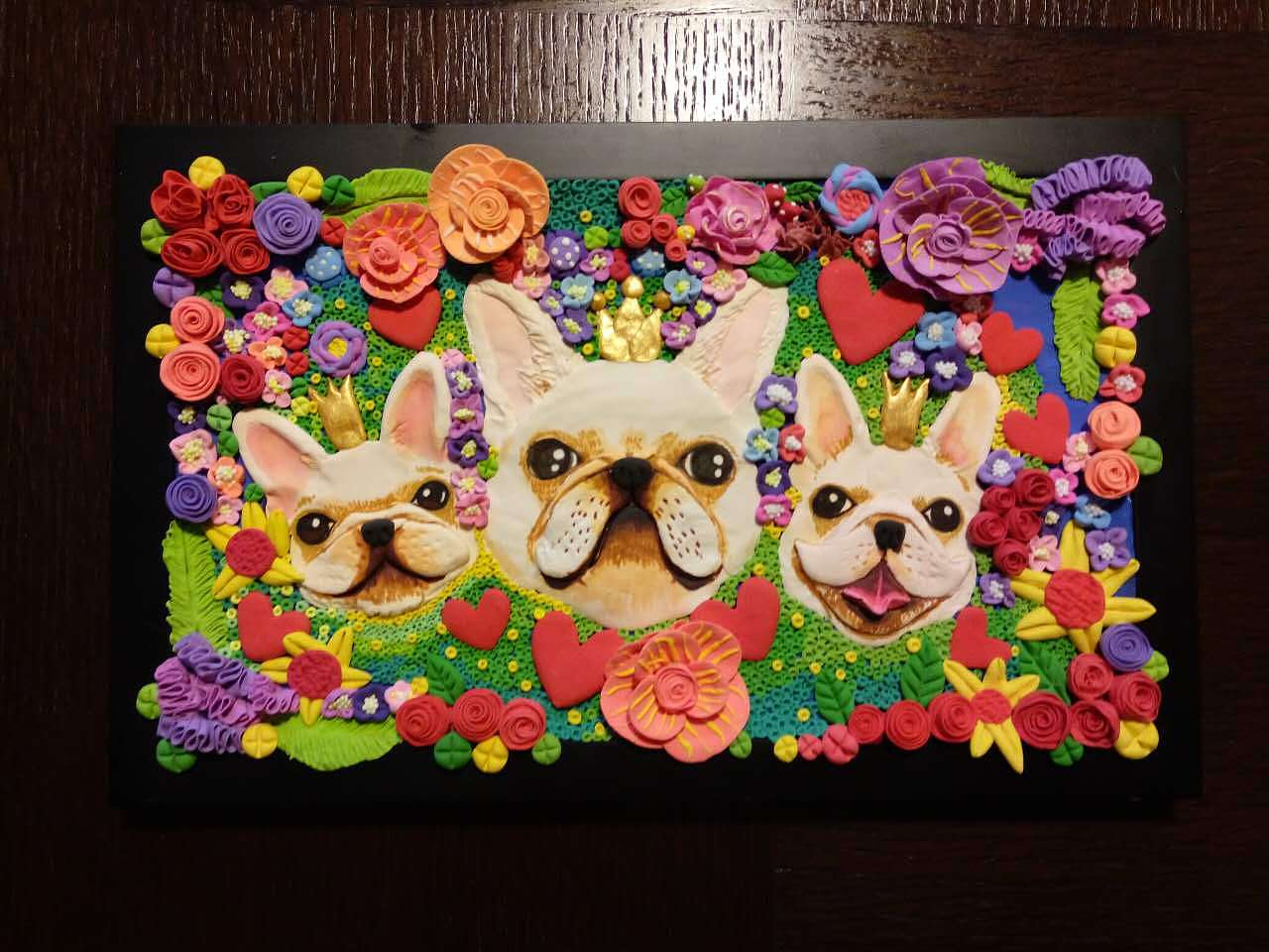 【山猫茶狐の手作】三只可爱的法斗~（图ZNjE0NjgwNzY=） - 其他手工艺 - 站酷设计师阿拉布布原创素材 - 站酷ZCOOL