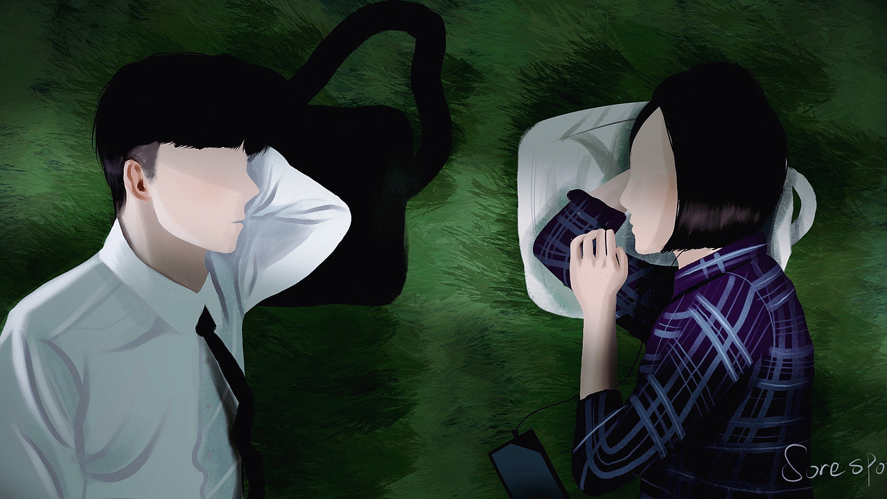 想见你（图ZMTk2NjI1MDc2） - 艺术插画 - 站酷设计师Sorespot原创素材 - 站酷ZCOOL