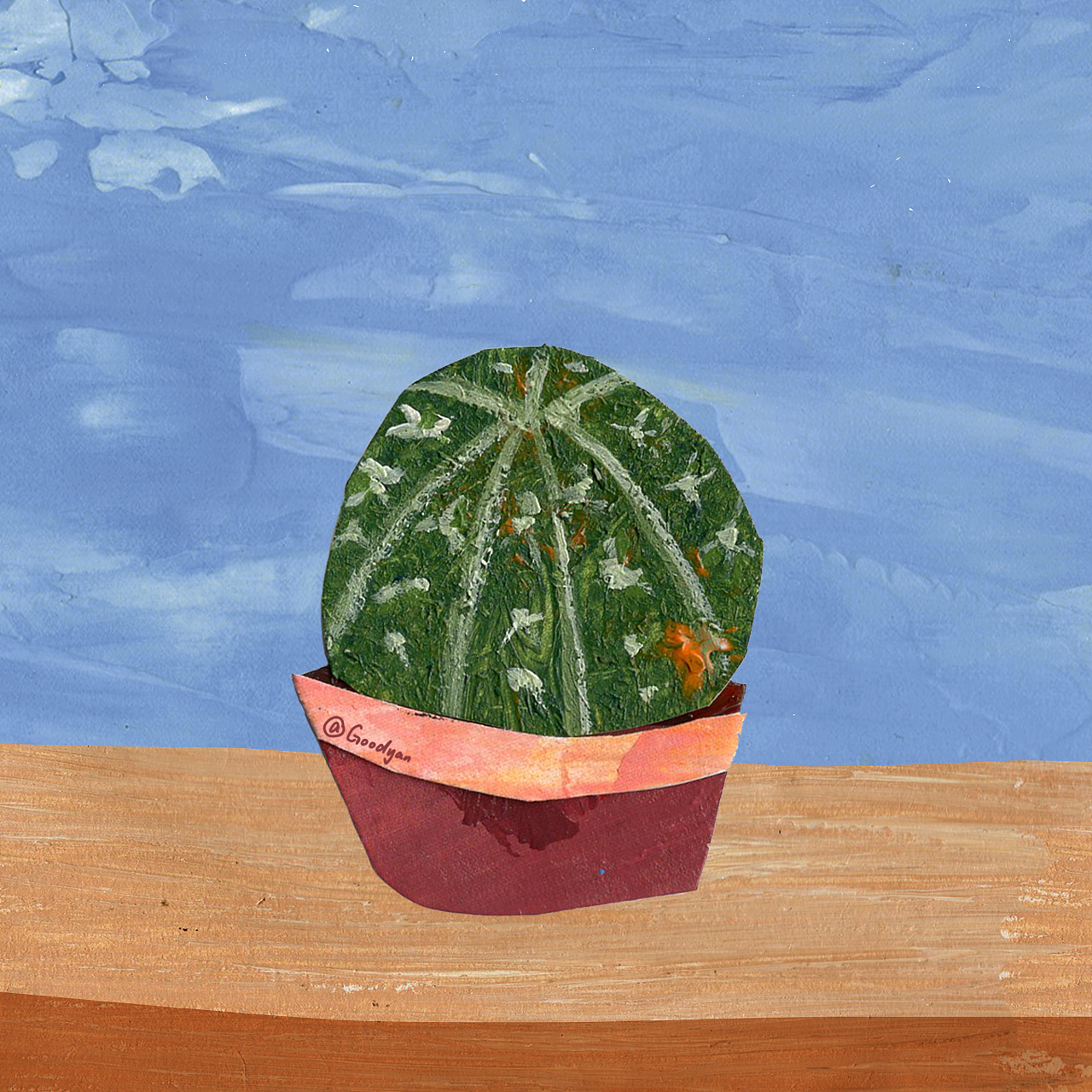 植物拼贴|插画|创作习作|goodyan - 原创作品 - 站酷 (zcool)