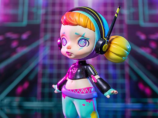 劳拉DJ手办潮玩