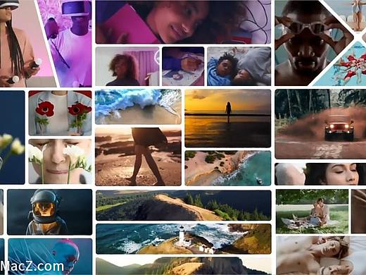FCPX插件-36种动态分屏多画面组合动画Multi Screen Pack