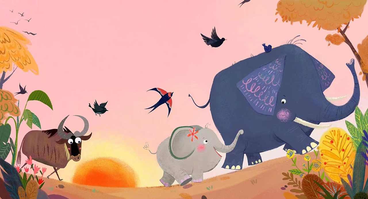 动物类绘本（图ZMzMzNjQ4ODUy） - 儿童插画 - 站酷设计师兔牙工作室i原创素材 - 站酷ZCOOL