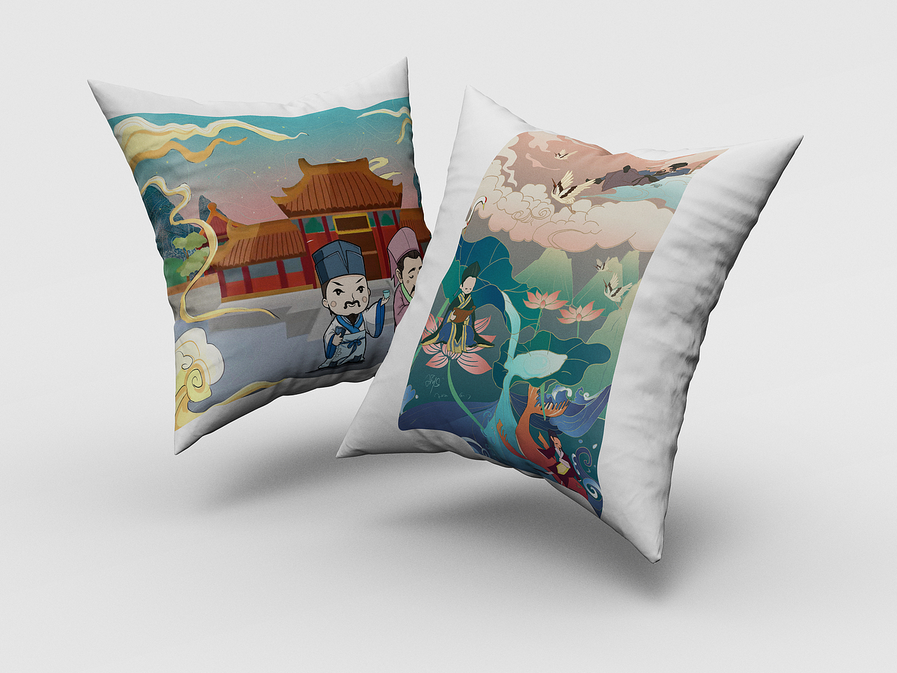 苏轼和三苏文化商业插画