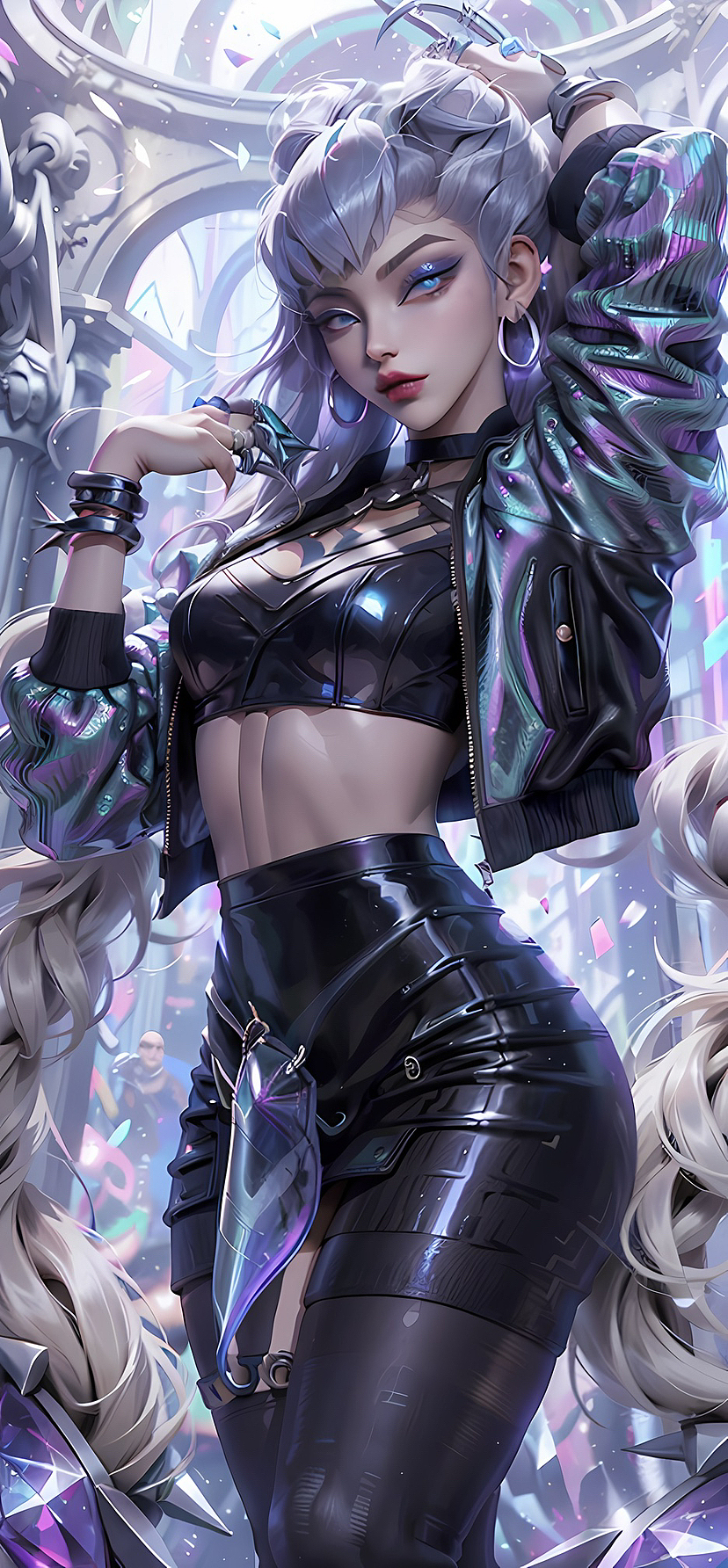 伊芙琳 #KDA #ai绘图 #lol #stablediffusion（图ZMzQ3NTc1MzU2） - 游戏原画 - 站酷设计师麦芒小盆友原创素材 - 站酷ZCOOL