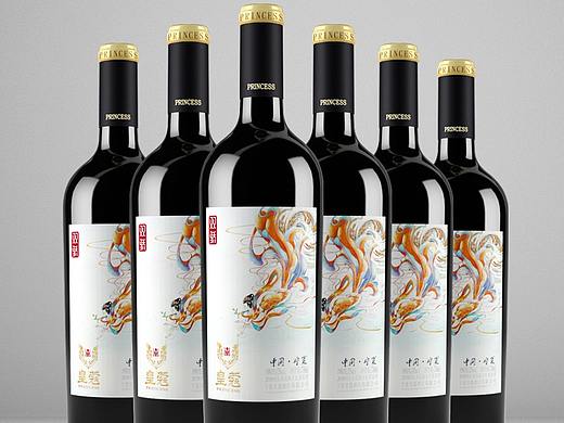 皇蔻双骄葡萄酒宁夏贺兰山东麓皇蔻酒庄c4d+vr 电商图 