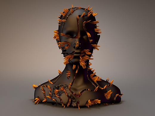 教程临摹-C4D 人像（个人主页-ZMzI1MDQ0NDQ=） - 人物/生物 - 站酷设计师微成果原创素材 - 站酷ZCOOL