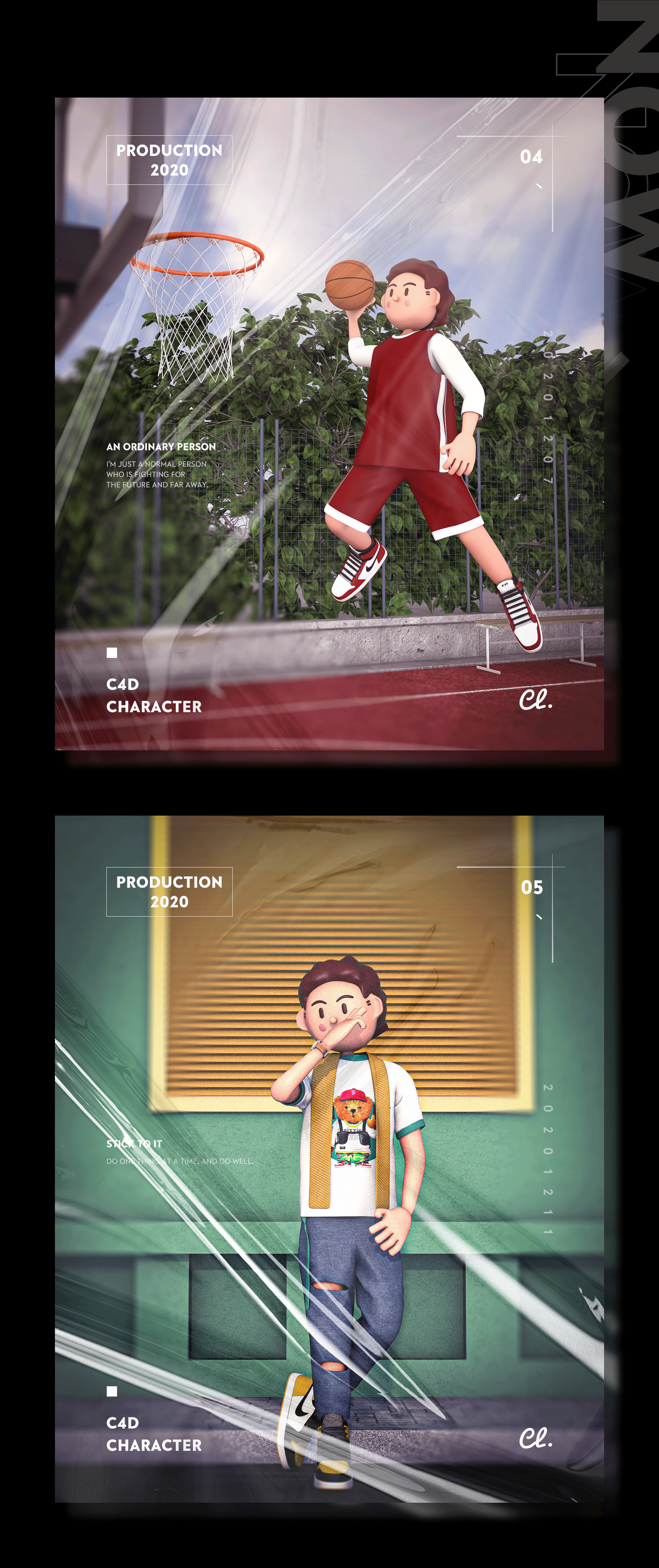 C4D人物角色练习（图ZMjM2NDUxNTcy） - 人物/生物 - 站酷设计师Beck_z原创素材 - 站酷ZCOOL