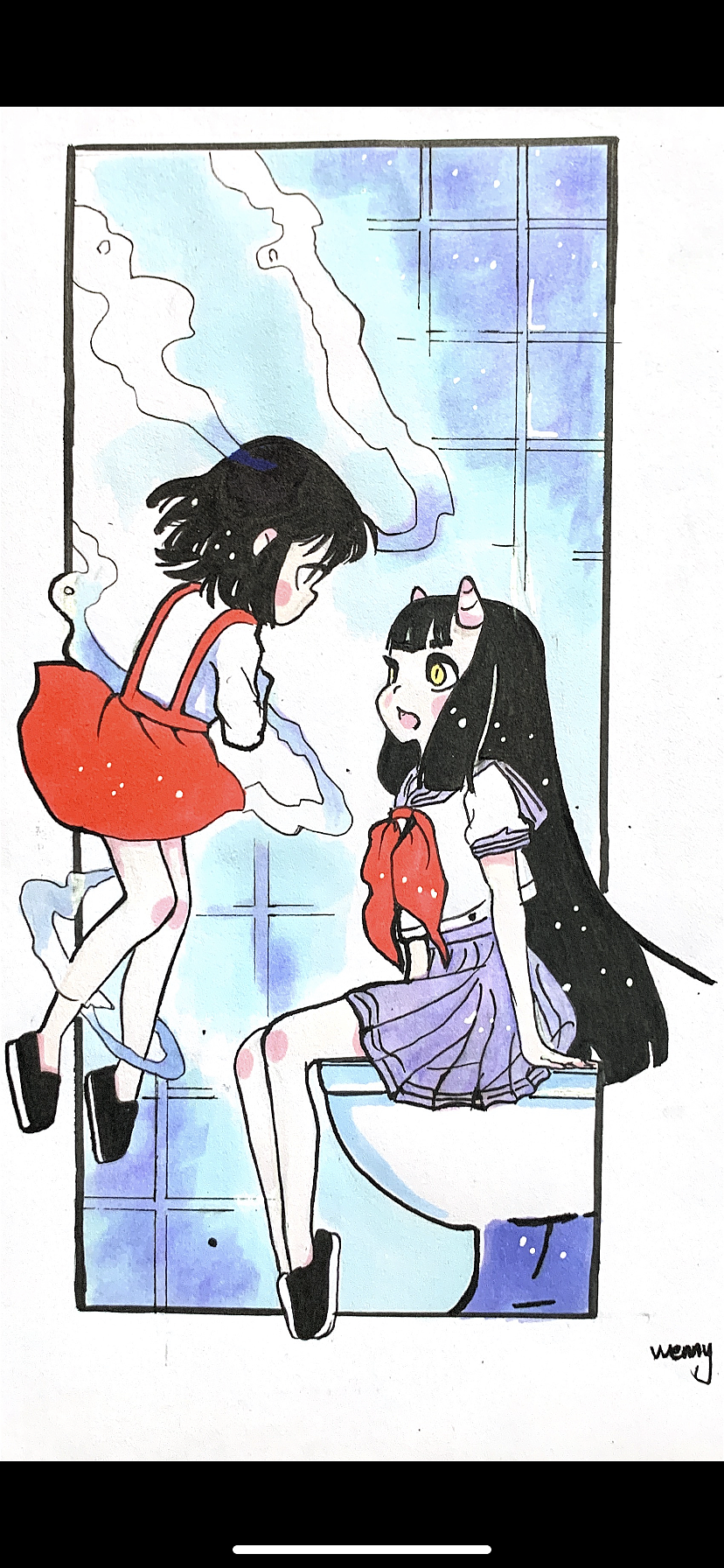 打卡（圖ZMTQ2NjY0NjI4） - 藝術(shù)插畫 - 站酷設(shè)計師Z58551764原創(chuàng)素材 - 站酷ZCOOL