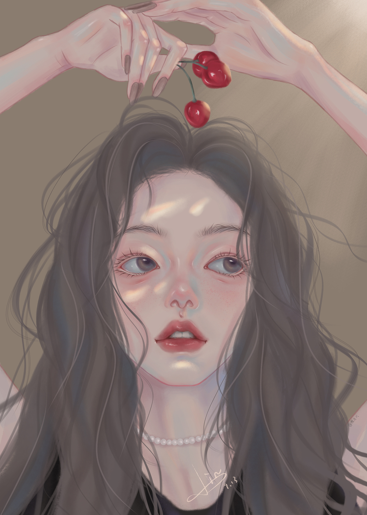 2021年少女人像插画合集（图ZMjc1NzcyMTgw） - 创作习作 - 站酷设计师久六原创素材 - 站酷ZCOOL
