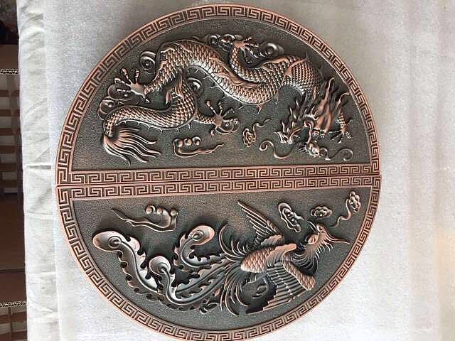 实心铝板雕刻拉手欧式复古雕刻拉手