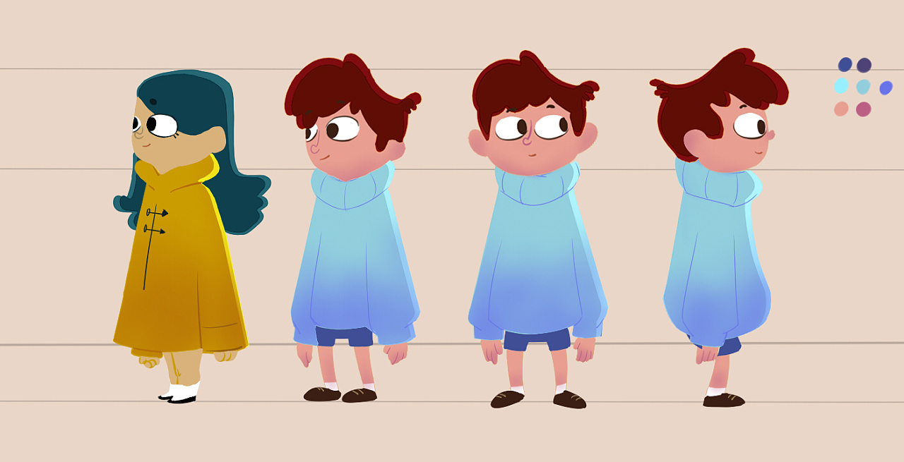 一些角色设计练习|插画|创作习作|yunhuah - 原创作品 - 站酷 (zcool)