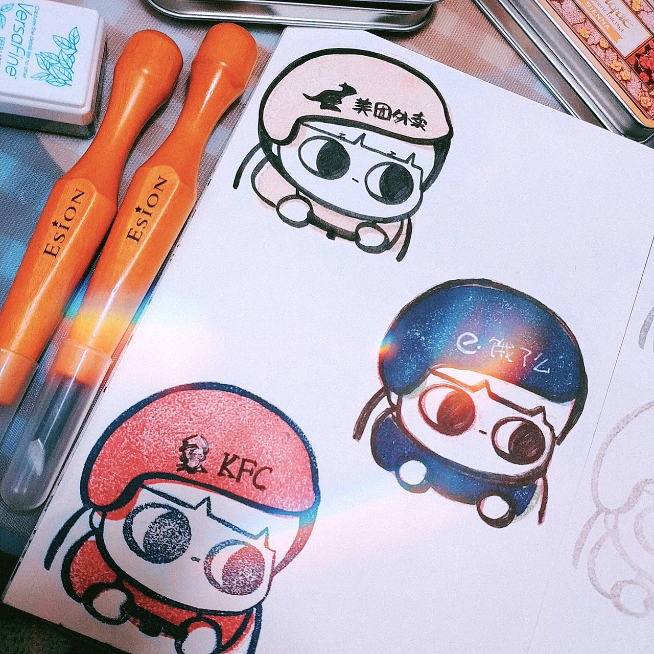 『手作手帳』記錄（圖ZMTE2MTYxMDI4） - 創(chuàng)作習(xí)作 - 站酷設(shè)計(jì)師緦懿丶原創(chuàng)素材 - 站酷ZCOOL