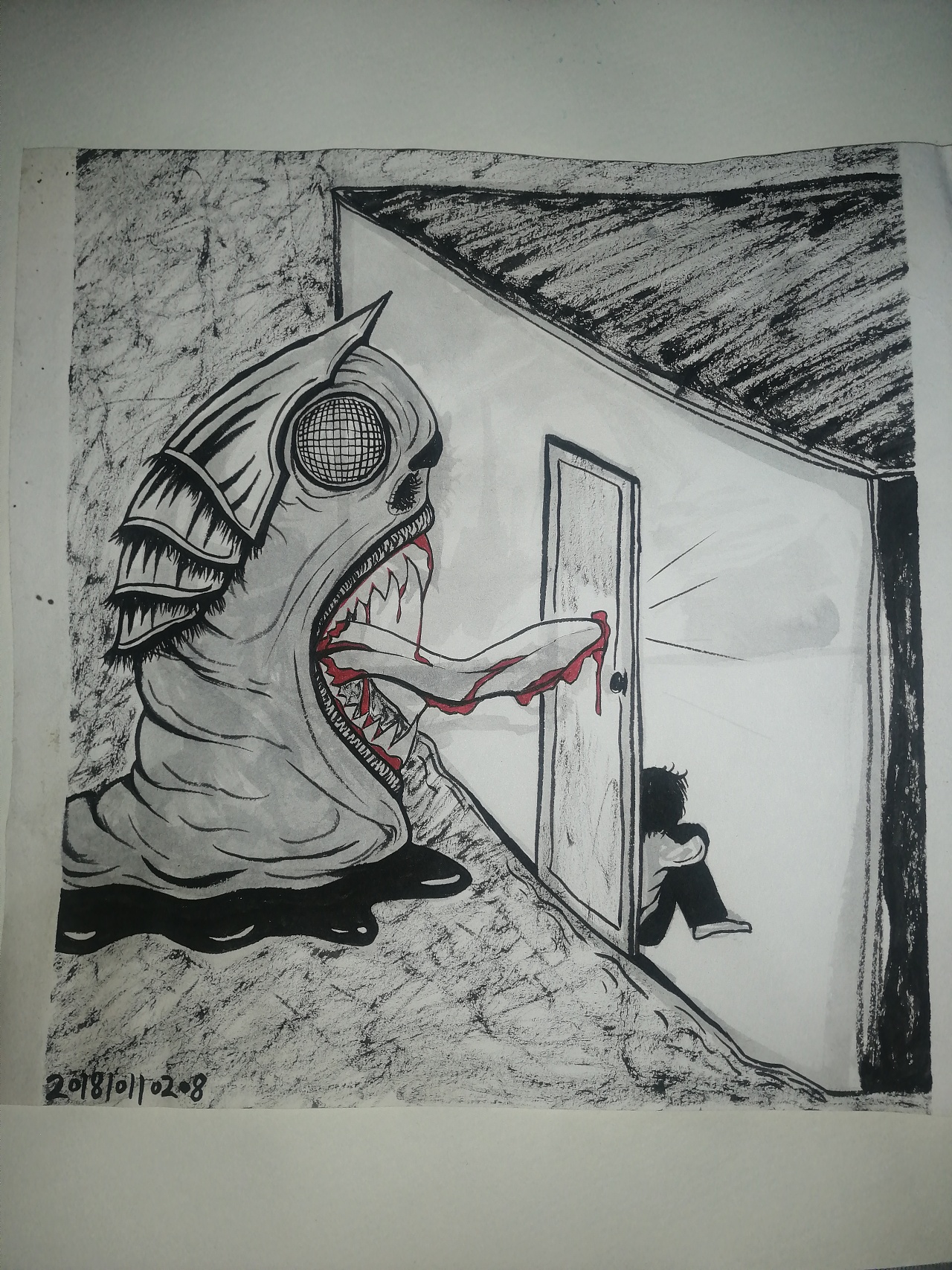 原创插画"如梦如魇"系列