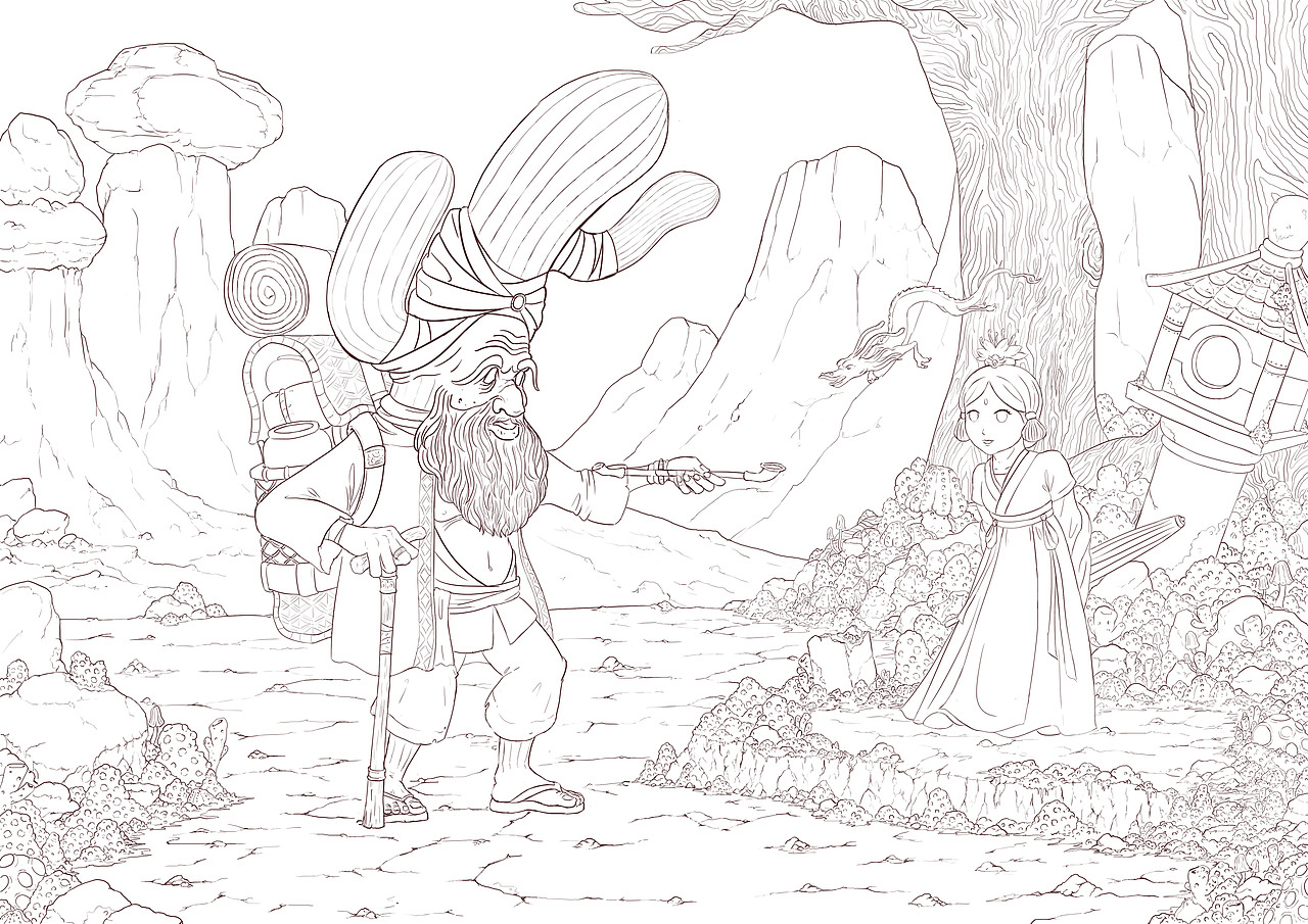 相遇（图ZMjI0ODU2NTA4） - 商业插画 - 站酷设计师Moon世奇原创素材 - 站酷ZCOOL